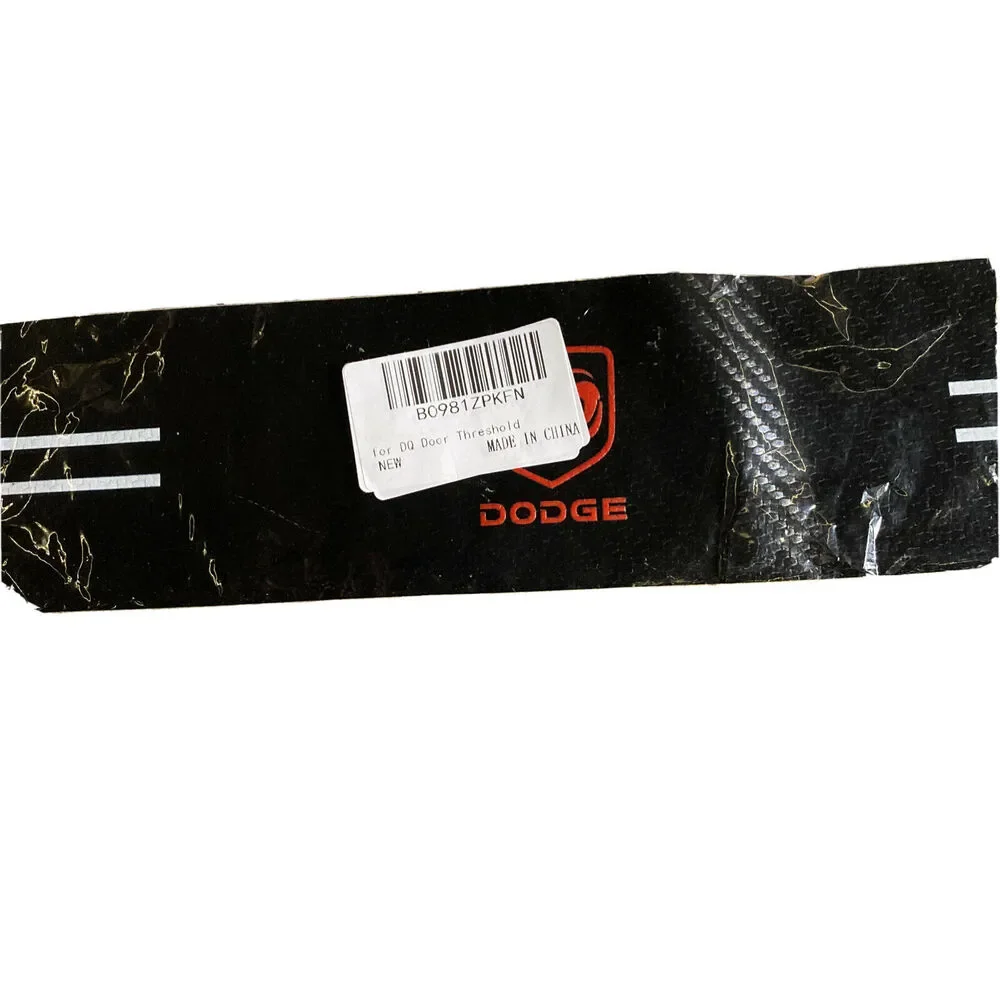 Dodge red & black threshold sticker NEW